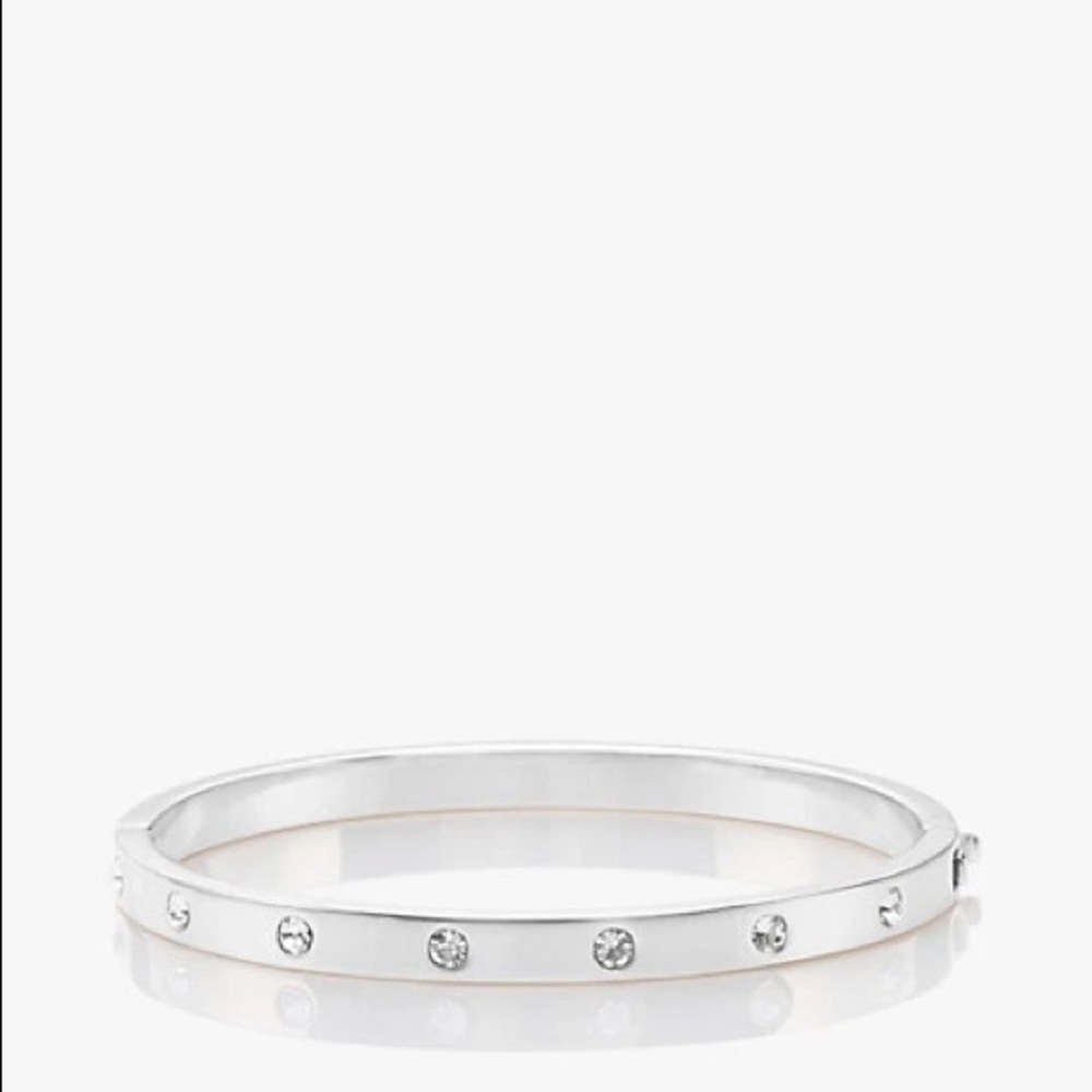 Kate Spade set in stone hinged bangle